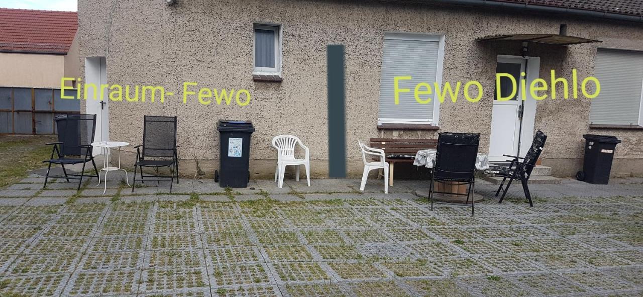 Einraum-Ferienwohnung 46M2 Eisenhuettenstadt-Diehlo Buitenkant foto